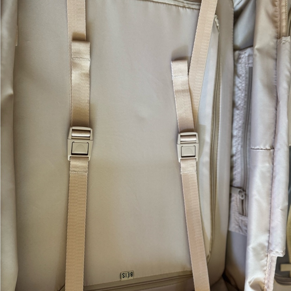 BEIS The Carry-On Roller 
in Beige - Picture 10 of 10